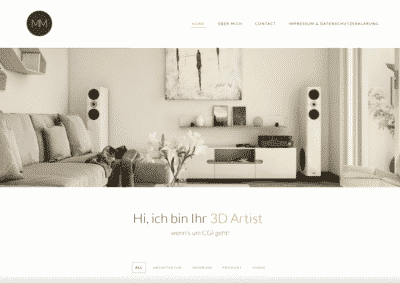 Webseite von tbedesign für einen Kunden aus Bamberg